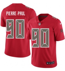 Nike Buccaneers #90 Jason Pierre Paul Red Youth Stitched NFL Limited Rush Jersey