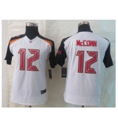 Nike Youth Tampa Bay Buccaneers #12 McCown White Jerseys(2014 New)