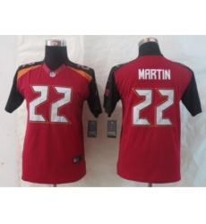 Nike Youth Tampa Bay Buccaneers #22 Martin Red Jerseys(2014 New)