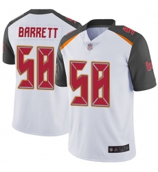 Youth Buccaneers 58 Shaquil Barrett White Stitched Football Vapor Untouchable Limited Jersey