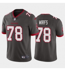 Youth Nike Buccaneers 78 Tristan Wirfs Gray Youth 2020 NFL Draft First Round Pick Vapor Untouchable Limited Jersey