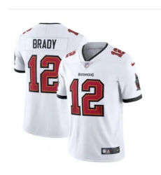Youth Nike Tampa Bay Buccaneers 12 Tom Brady White Vapor Limited NFL Stitched Jersey