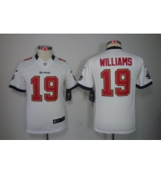 Youth Nike Tampa Bay Buccaneers #19 Mike Williams White Color[Youth Limited Jerseys]