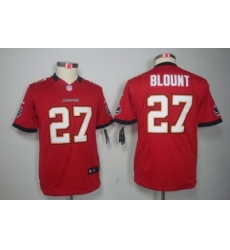 Youth Nike Tampa Bay Buccaneers #27 LeGarrette Blount Red Color[Youth Limited Jerseys]