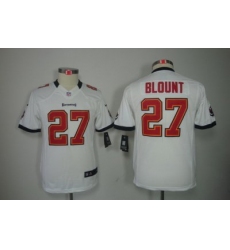 Youth Nike Tampa Bay Buccaneers #27 LeGarrette Blount White Color[Youth Limited Jerseys]