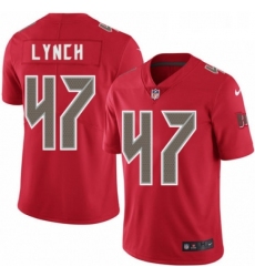 Youth Nike Tampa Bay Buccaneers 47 John Lynch Limited Red Rush Vapor Untouchable NFL Jersey