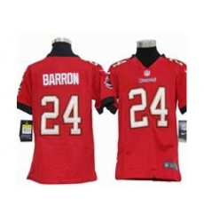 Youth Nike Youth Tampa Bay Buccanee #24 Mark Barron red jerseys