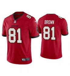 Youth Tampa Bay Buccaneers 81 Antonio Brown Red Vapor Untouchable Limited Stitched Jersey 