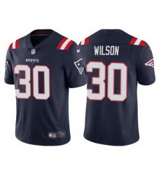 Men New England Patriots 30 Mack Wilson Navy Vapor Untouchable Limited Stitched jersey