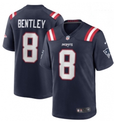 Men New England Patriots 8 Ja 27Whaun Bentley Navy Limited Jersey