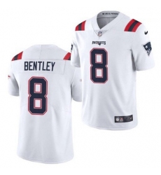Men New England Patriots 8 Ja 27Whaun Bentley White 2021 Limited Jersey