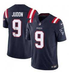 Men New England Patriots 9 Matthew Judon Navy 2023 F U S E  Vapor Limited Stitched Football Jersey