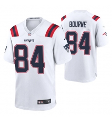 Men New England Patriots Kendrick Bourne #84 White Limited Jersey