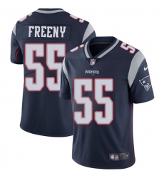 Men Nike New England Patriots #55 Jonathan Freeny Navy Blue Vapor Limited Jersey