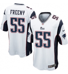 Men Nike New England Patriots #55 Jonathan Freeny White Elite Jersey