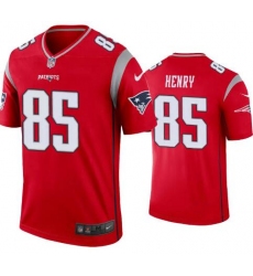 Men Nike New England Patriots  Hunter Henry 85 Limited Red Vapor Untouchable Limited Jers
