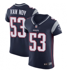 Men Nike Patriots #53 Kyle Van Noy Navy Blue Team Color Stitched NFL Vapor Untouchable Elite Jersey