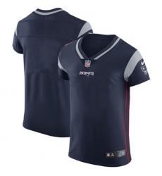 Men Nike Patriots Blank Navy Blue Team Color Stitched NFL Vapor Untouchable Elite Jersey