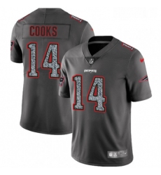 Mens Nike New England Patriots 14 Brandin Cooks Gray Static Vapor Untouchable Limited NFL Jersey