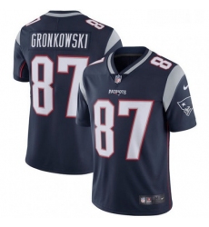 Mens Nike New England Patriots 87 Rob Gronkowski Navy Blue Team Color Vapor Untouchable Limited Player NFL Jersey