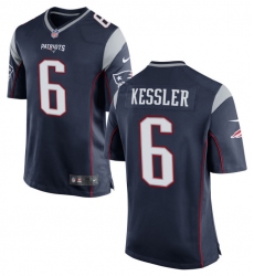 Mens Patriots 6 Cody Kessler Navy Blue Team Football Vapor Untouchable Limited Jersey
