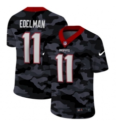 New England Patriots 11 Julian Edelman Men Nike 2020 Black CAMO Vapor Untouchable Limited Stitched NFL Jersey