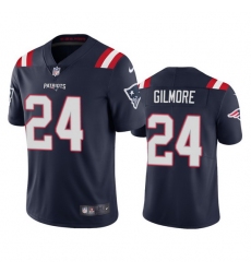 New England Patriots 24 Stephon Gilmore Men Nike Navy 2020 Vapor Limited Jersey