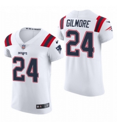 New England Patriots 24 Stephon Gilmore Nike Men White Team Color Men Stitched NFL 2020 Vapor Untouchable Elite Jersey