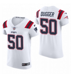 New England Patriots 50 Kyle Dugger Nike Men White Team Color Men Stitched NFL 2020 Vapor Untouchable Elite Jersey