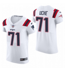 New England Patriots 71 Josh Uche Nike Men White Team Color Men Stitched NFL 2020 Vapor Untouchable Elite Jersey