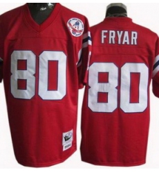 New England Patriots 80 Irving Fryar MitchellandNess 1984 Red jerseys