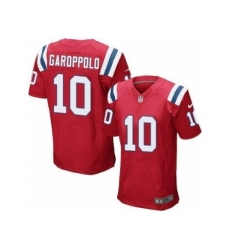 Nike New England Patriots 10 Jimmy Garoppolo Red Elite NFL Jersey