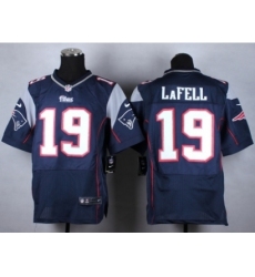 Nike New England Patriots 19 Brandon LaFell Blue Elite NFL Jersey