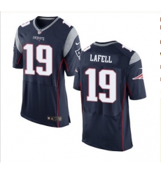 Nike New England Patriots #19 Brandon LaFell Navy Blue Team Color Men 27s Stitched NFL New Elite Jersey