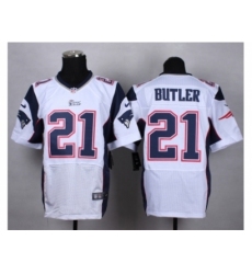 Nike New England Patriots 21 Malcolm Butler white Elite NFL Jersey
