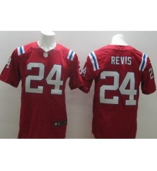 Nike New England Patriots 24 Darrelle Revis Red Elite NFL Jersey