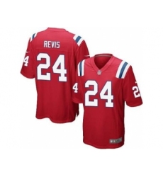 Nike New England Patriots 24 Darrelle Revis Red Game NFL Jersey