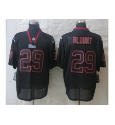 Nike New England Patriots 29 LeGarrette Blount Black Elite Lights Out NFL Jersey