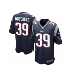 Nike New England Patriots 39 Danny Woodhead blue Game NFL Jersey