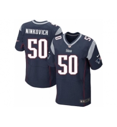 Nike New England Patriots 50 Rob Ninkovich Blue Elite NFL Jersey
