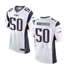 Nike New England Patriots #50 Rob Ninkovich White Men 27s Stitched NFL New Elite Jersey