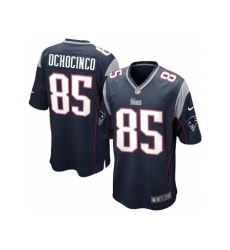 Nike New England Patriots 85 Chad Ochocinco blue Game NFL Jersey