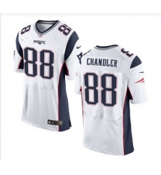 Nike New England Patriots #88 Scott Chandler White Men 27s Stitched NFL New Elite Jersey