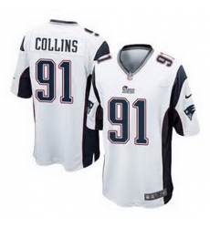 Nike New England Patriots #91 Jamie Collins White Mens Stitched NFL New Elite Jersey