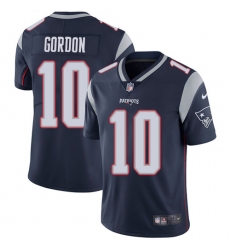 Nike Patriots #10 Josh Gordon Navy Blue Team Color Men Stitched NFL Vapor Untouchable Limited Jersey