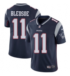 Nike Patriots #11 Drew Bledsoe Navy Blue Team Color Mens Stitched NFL Vapor Untouchable Limited Jersey