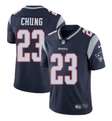 Nike Patriots #23 Patrick Chung Navy Blue Team Color Mens Stitched NFL Vapor Untouchable Limited Jersey