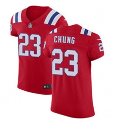 Nike Patriots #23 Patrick Chung Red Alternate Mens Stitched NFL Vapor Untouchable Elite Jersey