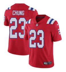 Nike Patriots #23 Patrick Chung Red Alternate Mens Stitched NFL Vapor Untouchable Limited Jersey
