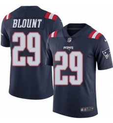 Nike Patriots #29 LeGarrette Blount Navy Blue Mens Stitched NFL Limited Rush Jersey